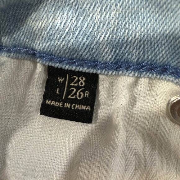 Abercrombie & Fitch The Super Skinny Ankle Mid Rise Denim Jeans Women's 28 Blue - Picture 8 of 9